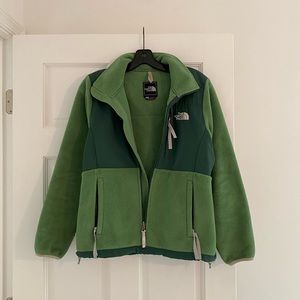 Green North Face Fleece Jacket